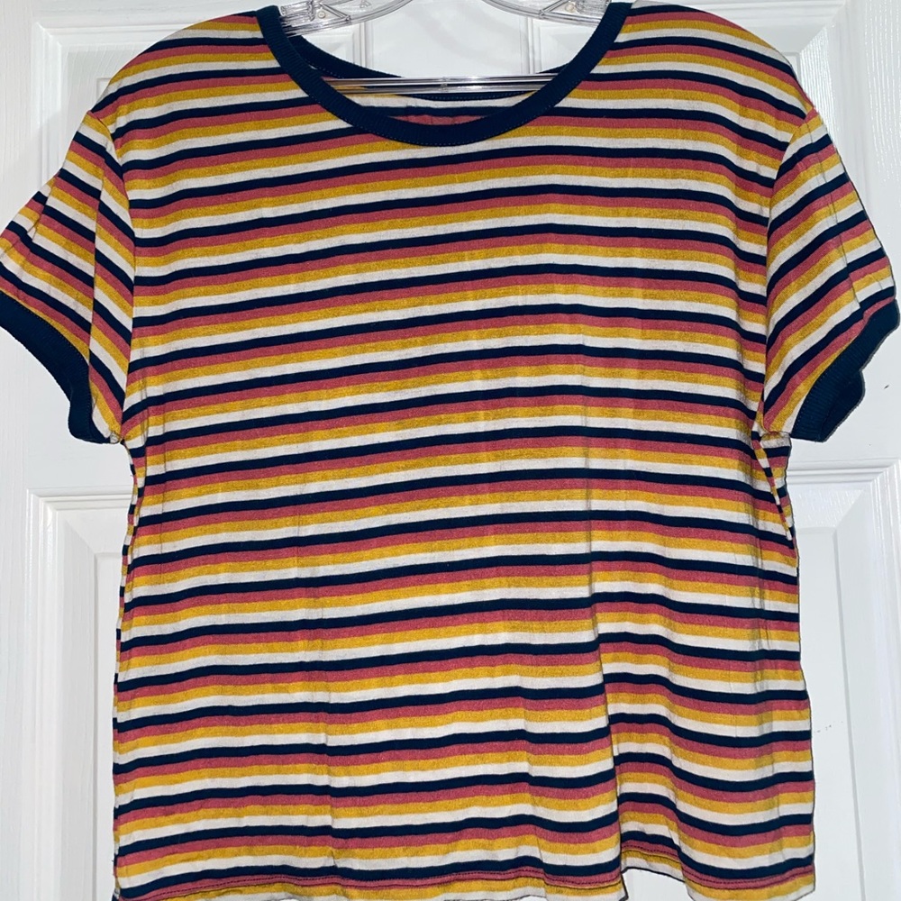 Colorful stripped T-shirt